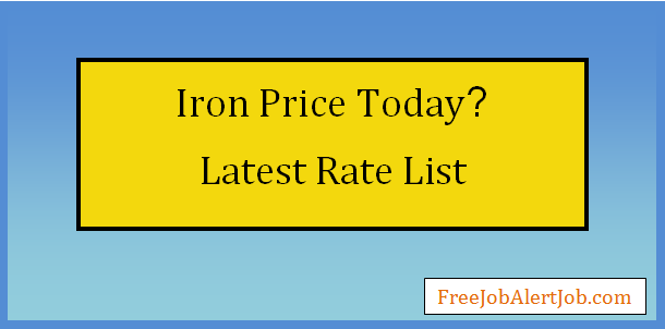 today iron price